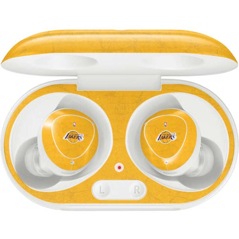 NBA Los Angeles Lakers Distressed Galaxy Buds Plus Skin